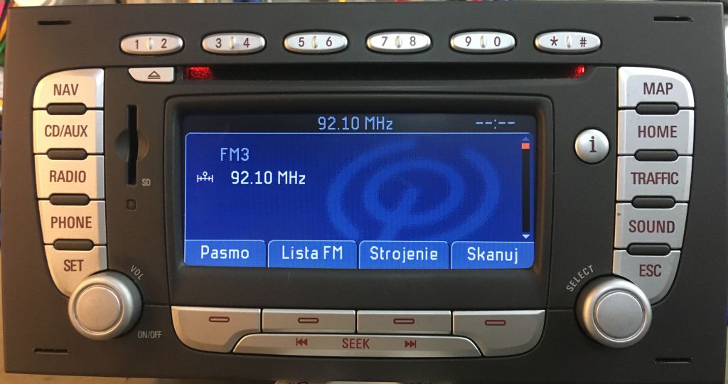 Radio nawigacja Ford CMax LSRNS mapy lektor PL