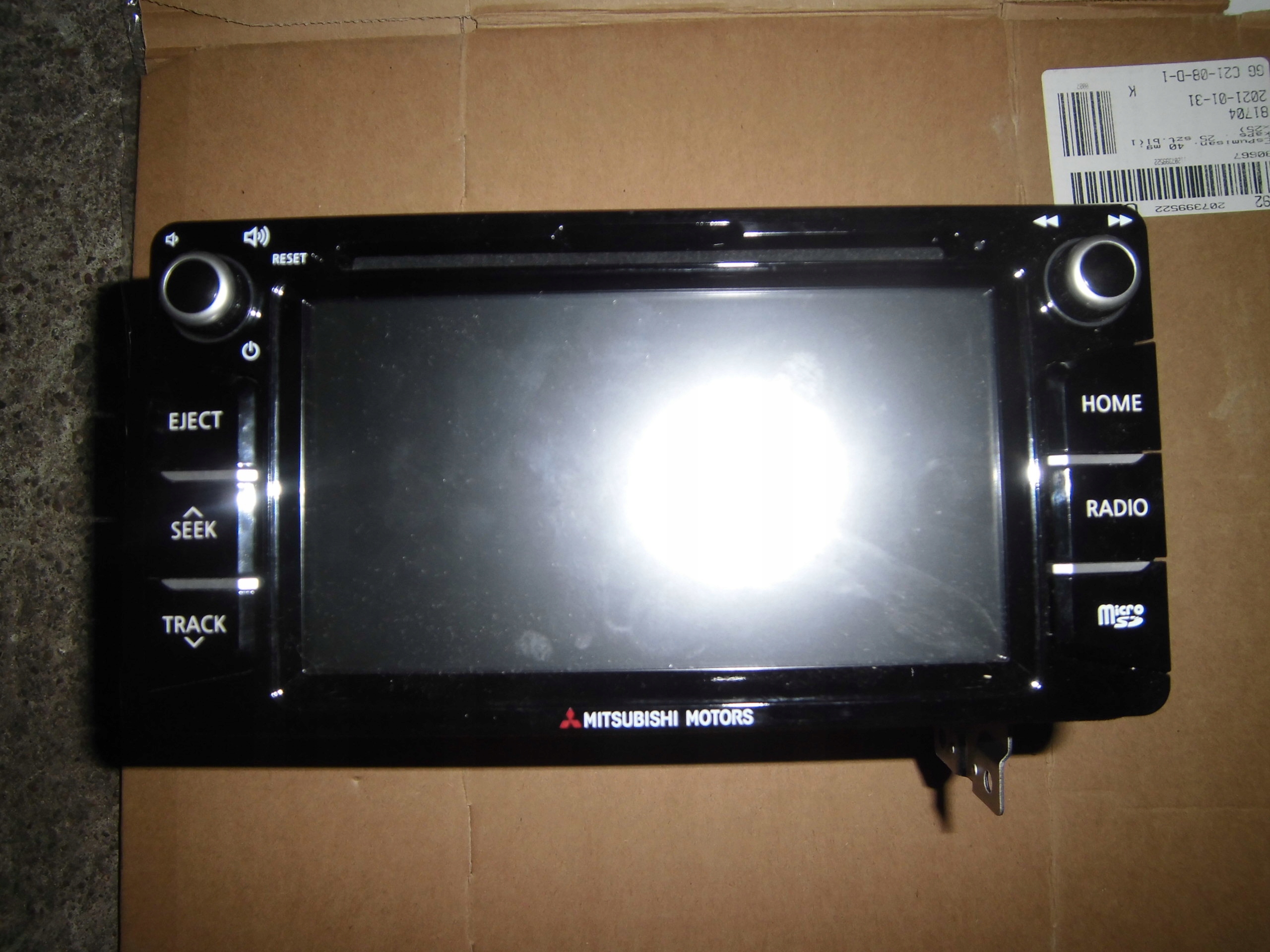 MITSUBISHI ASX nawigacja 17r 18r ekran radio navi