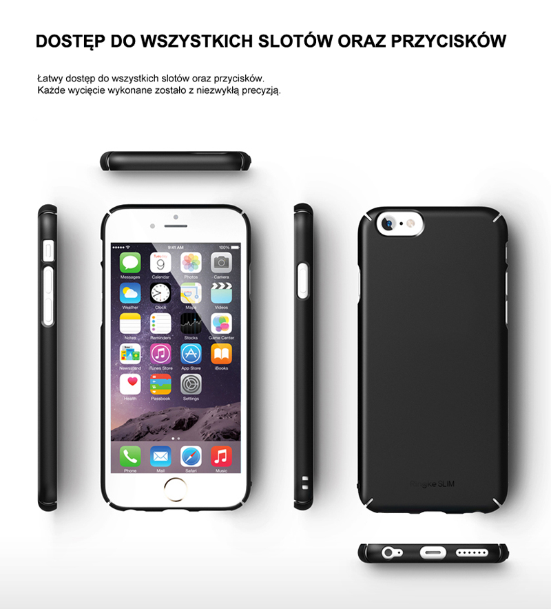 Etui iPhone 6/6S Plus Ringke Slim Przezroczyste 6897740763