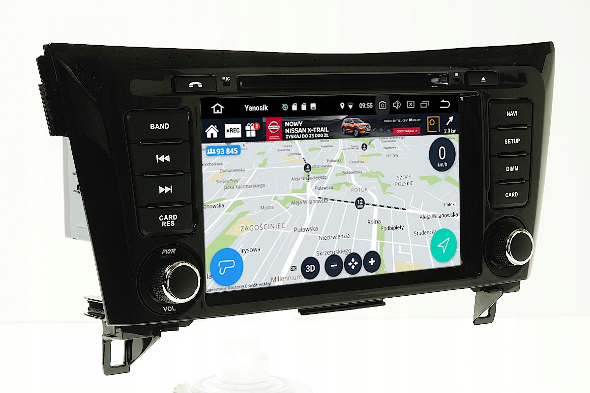 RADIO NAWIGACJA NISSAN QASHQAI ANDROID 8 4GB zPL