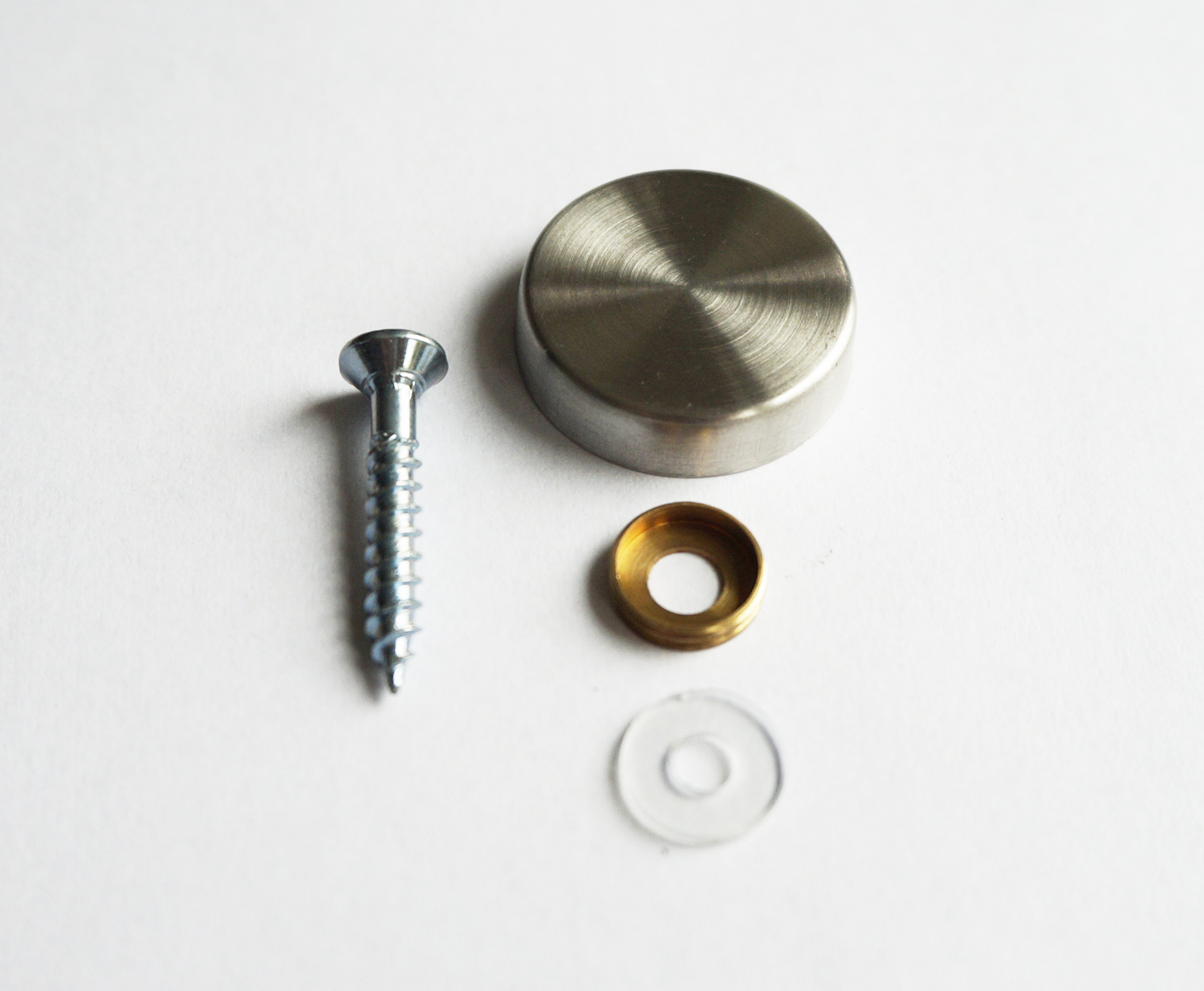 01. Держатель дистанционный 5. 16, l 10 мм , никель. Стеклодержатель (кляймер) белый мфс-77. Кронштейн 3.