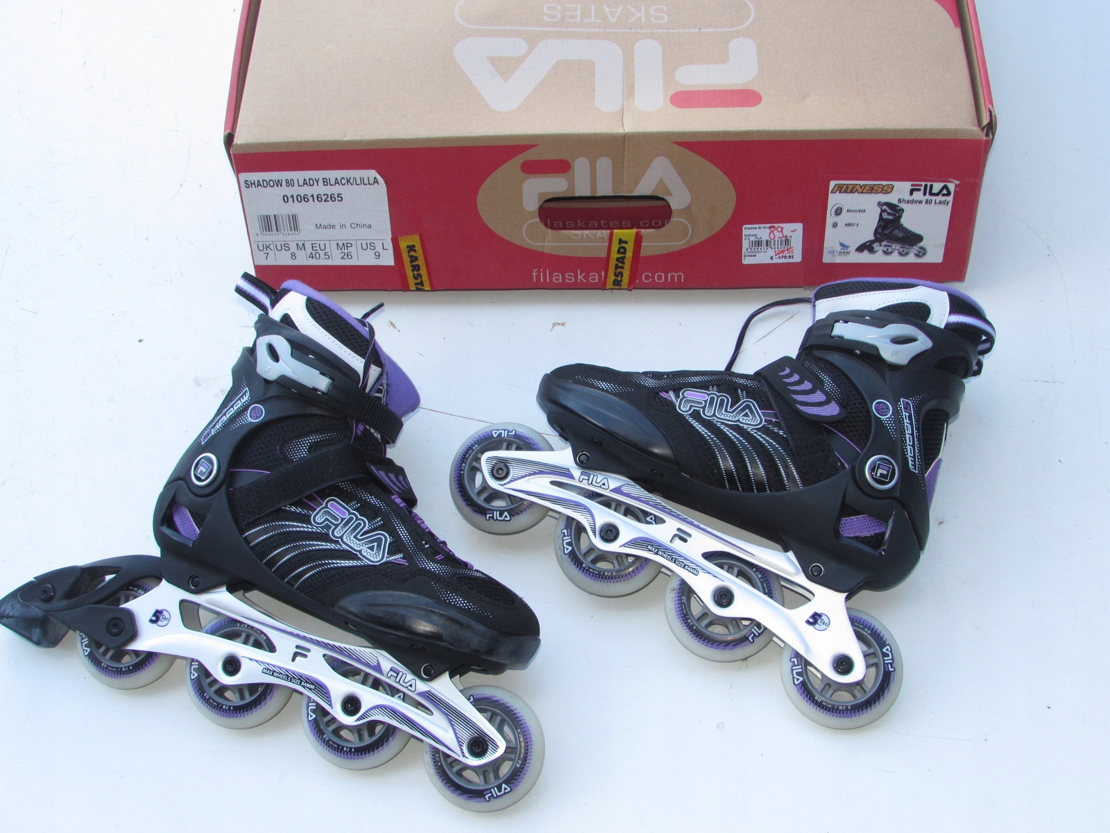 Sports \u0026 Outdoors Inline \u0026 Roller Skating Unisex Fila Shadow 80 Skates Inline Skates Shadow 80 Lady kubicolab.it