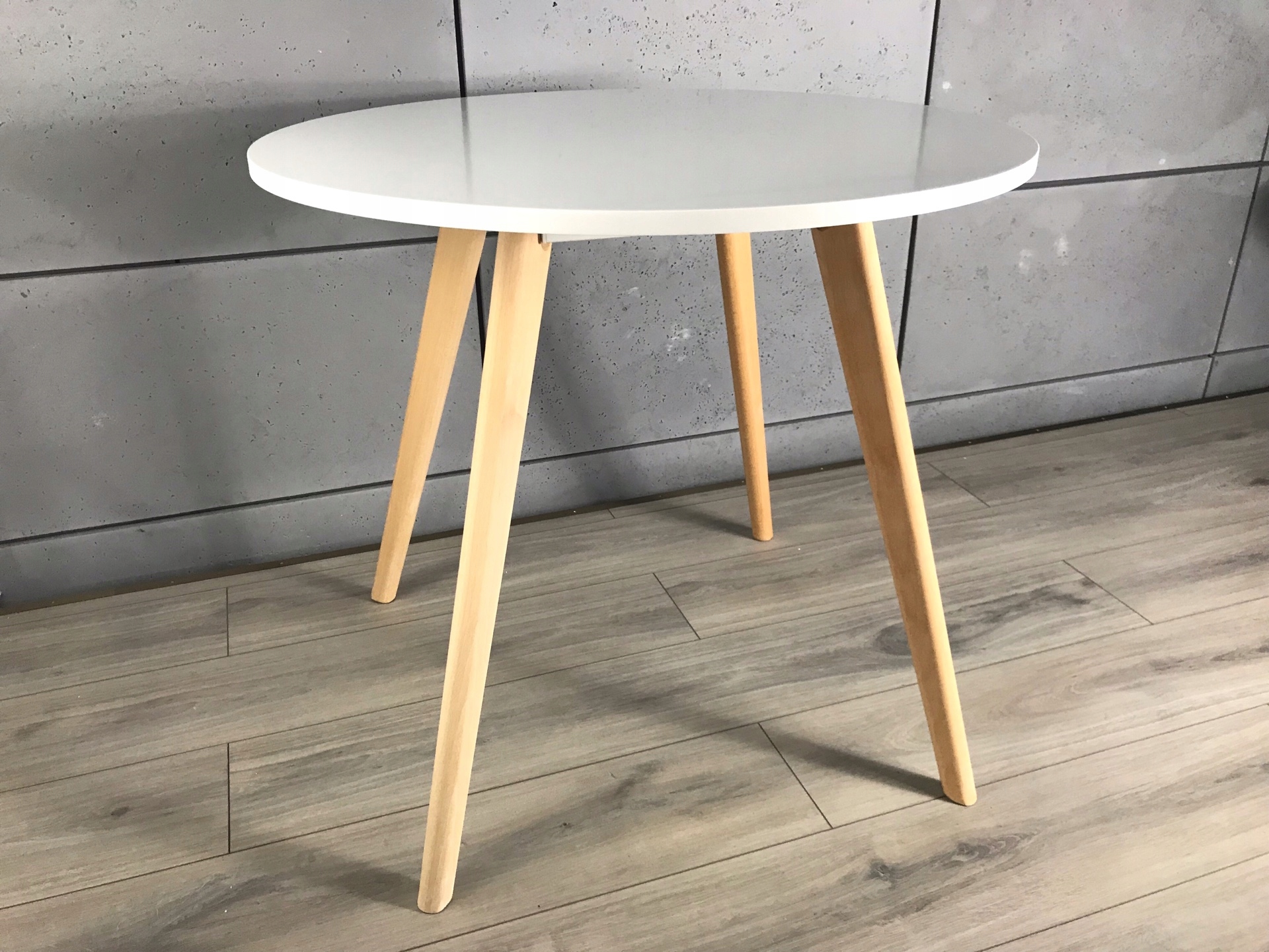 Stół stolik nowoczesny kuchnia salon okrągły - 6920350547 - oficjalne