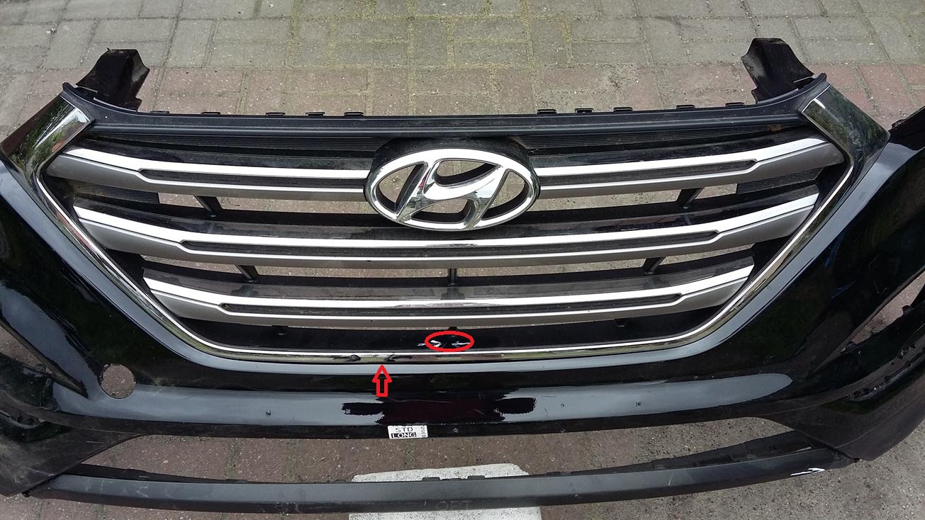 Zderzak przód Hyundai Tucson 15 2016 2017 +ślizgi - 7503325657 ...