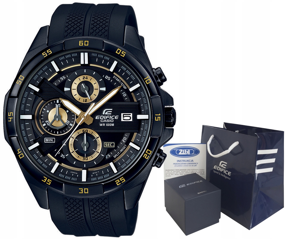 Zegarek Casio EDIFICE EFR-556PB-1AV 10BAR hologram - 8250690307 - oficjalne archiwum allegro