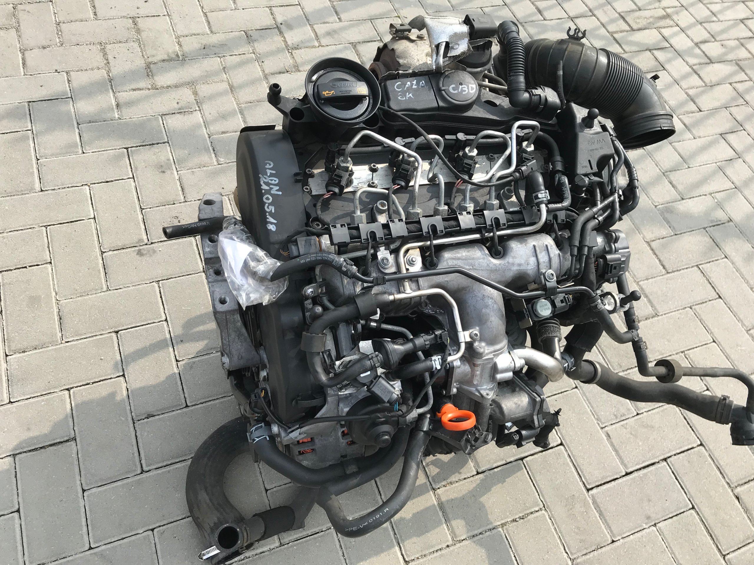 SILNIK 2.0 TDI 140 KM CBA VW PASSAT B6 KOMPLETNY 7391343787 oficjalne archiwum allegro