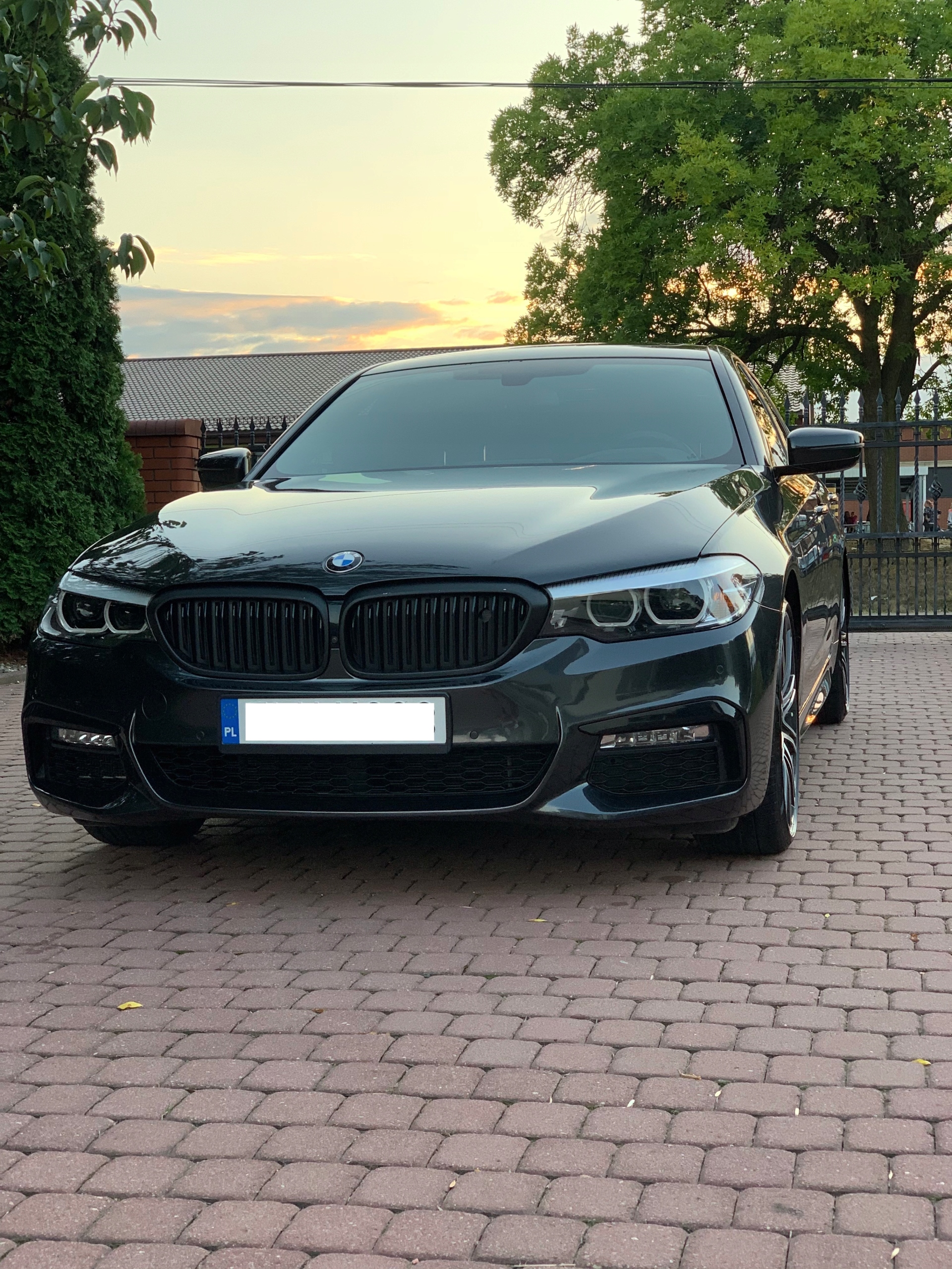 БМВ 530d серый гранит