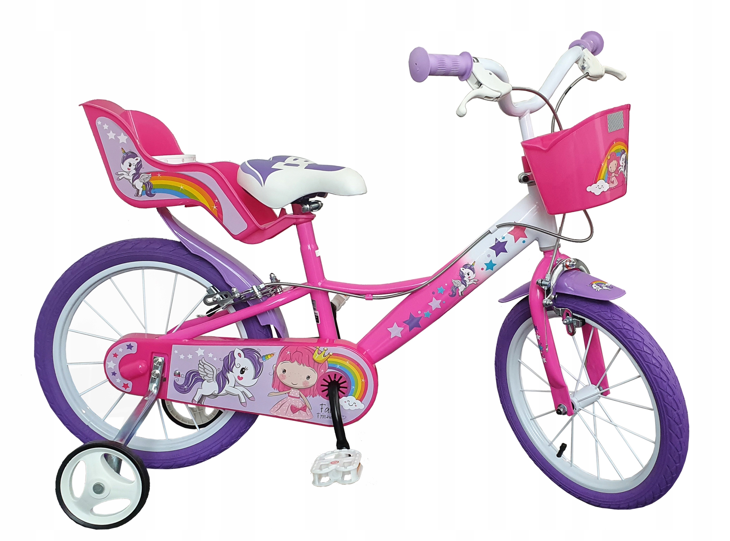 Rowerek rower dla dziewczynki Pony Unicorn 16 cali 7886840914