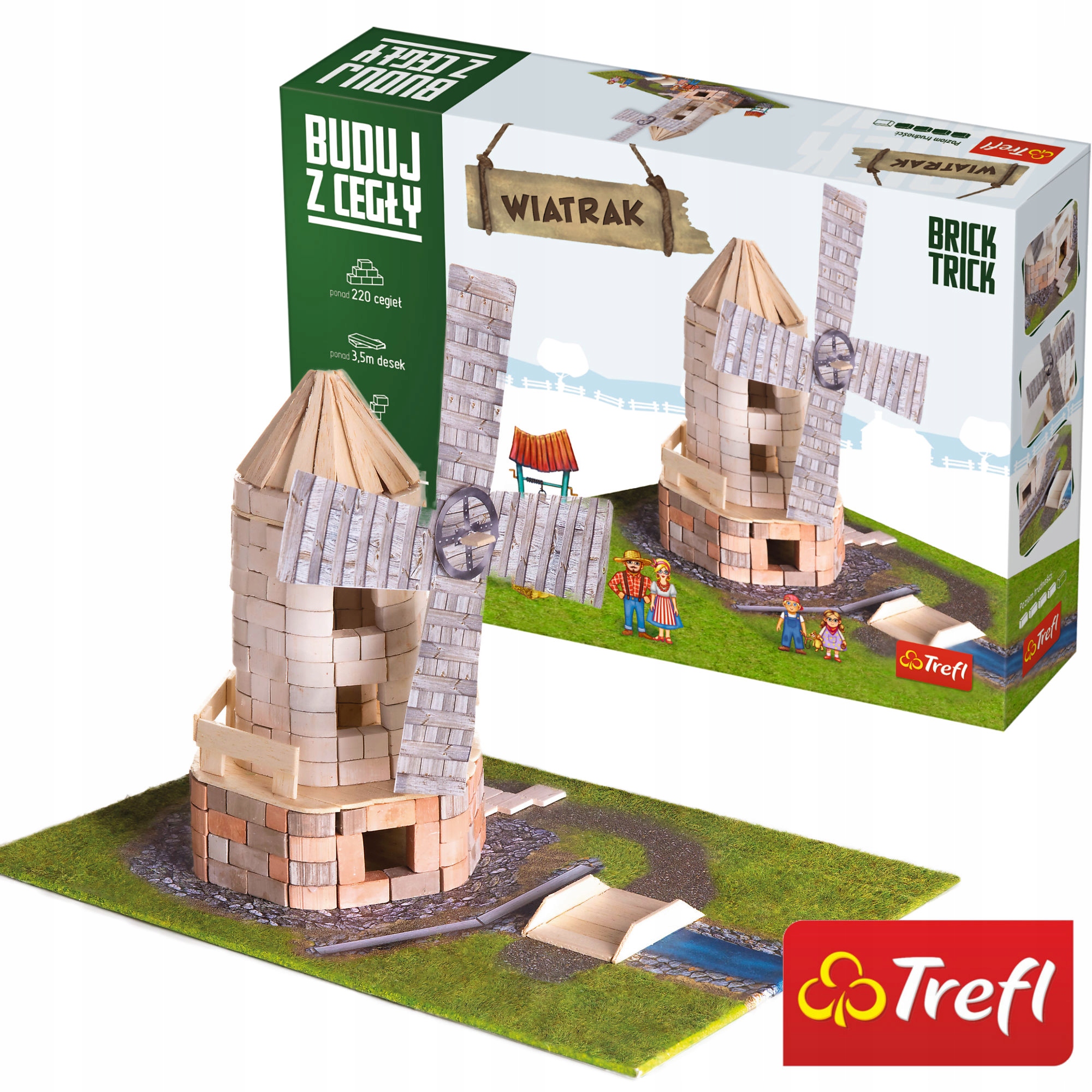 Zestaw Buduj Z Cegły Wiatrak Brick Trick Trefl 7284067244