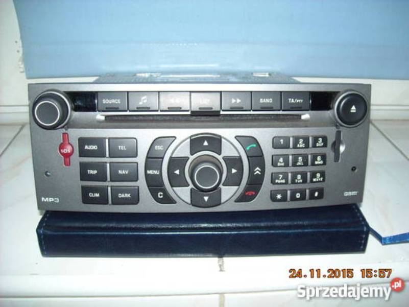 Peugeot 407 aktualizacja nawigacji Radio RT3 7793177411