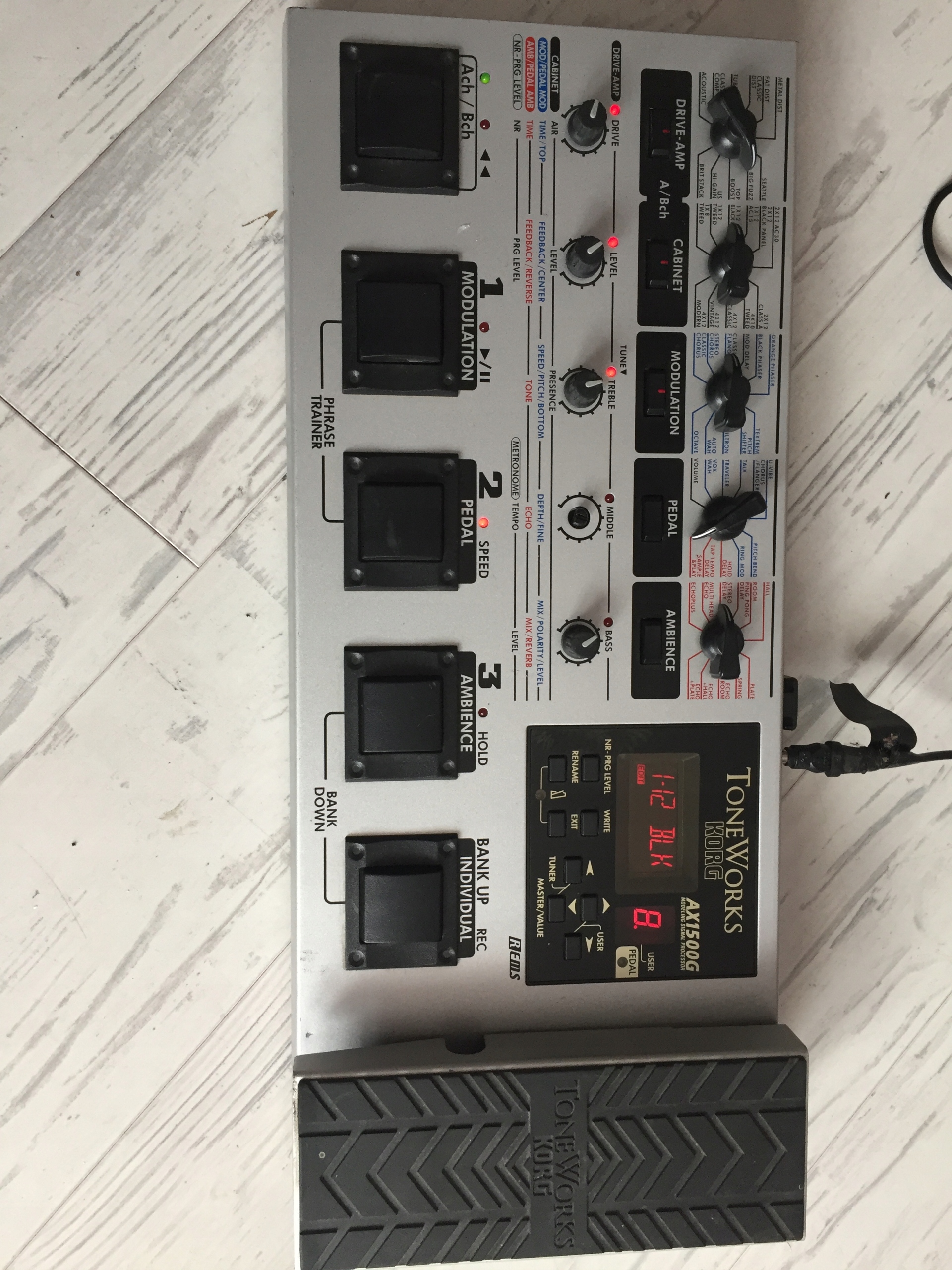 MULTIEFFEKT TONEWORKS AX1500G 8227514264 oficjalne archiwum