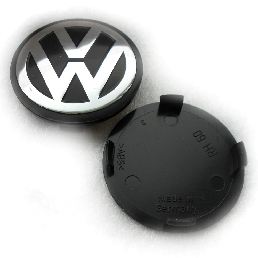 4 nowe dekle dekielki kołpaczki VW 60 mm RH ARTEC