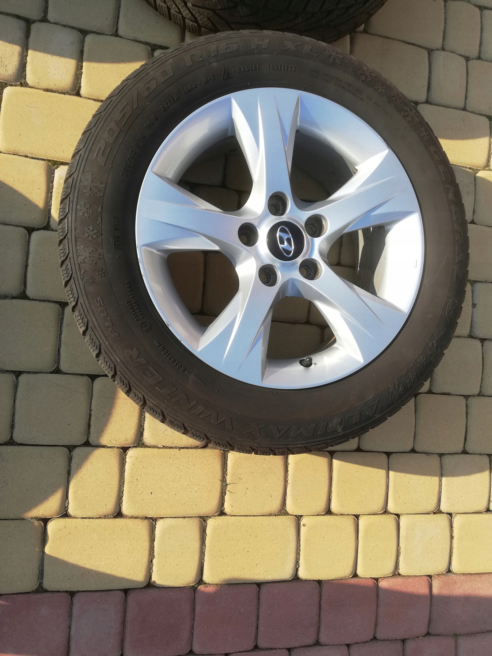 HYUNDAI I40 KOŁA FELGI ALU 16'' ORGINAŁ OPONY ZIMA