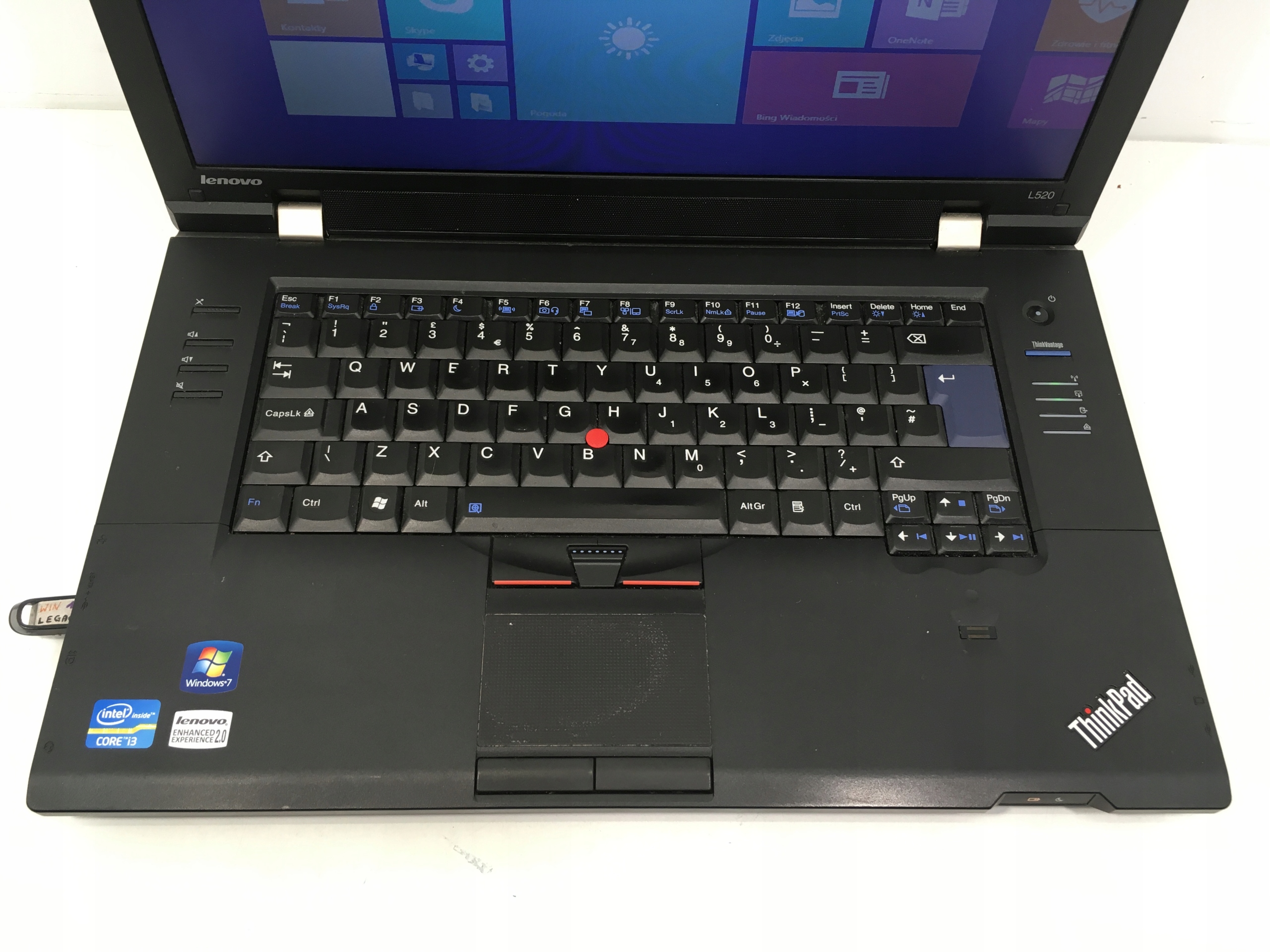 LAPTOP LENOVO L520 i3 2x2.4GHz 4GB 15.6" MP47 - 7831864340 - oficjalne ...
