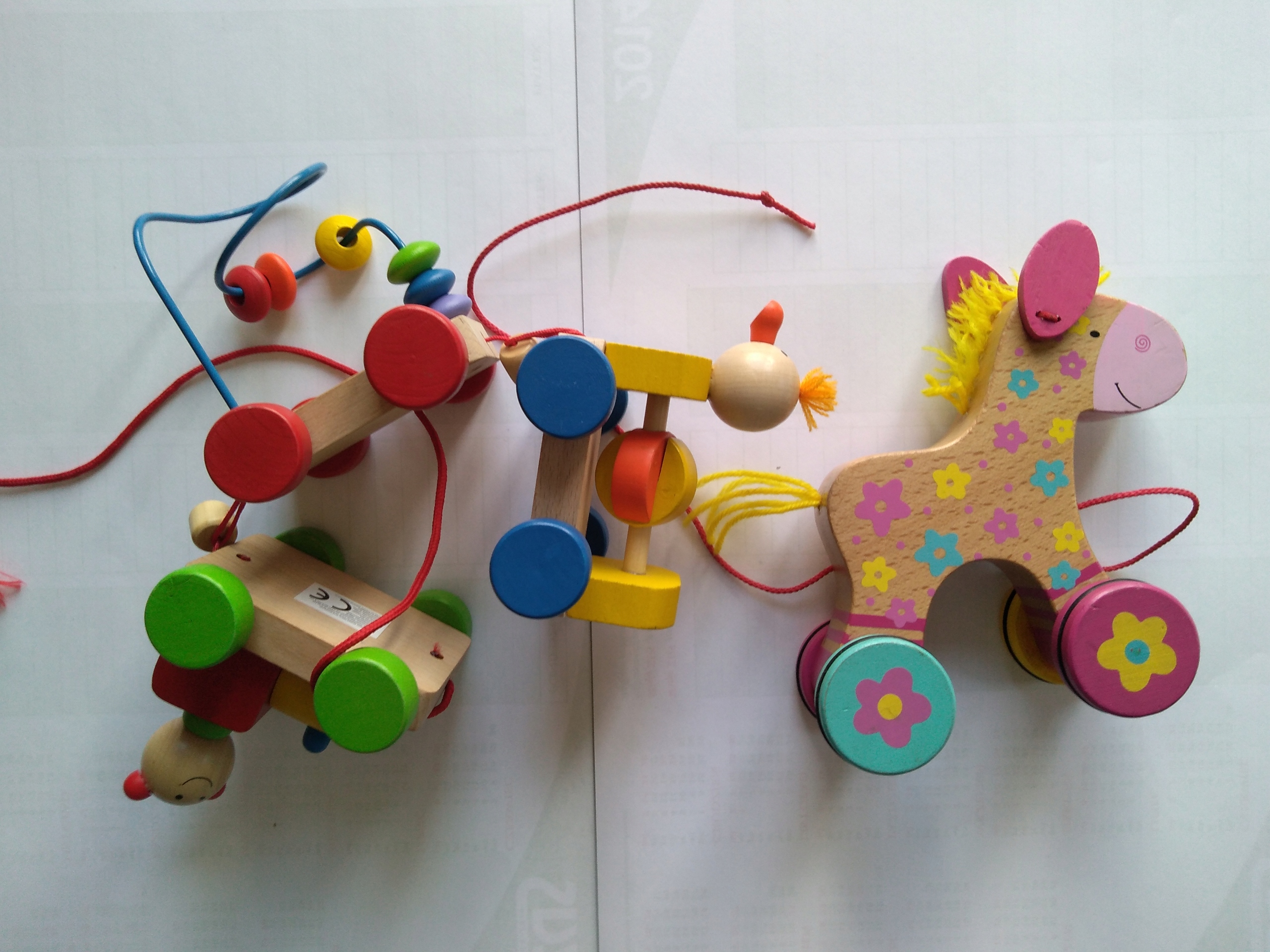 Zabawki Drewniane Zestaw Goki Koń Pociąg Tanio Bcm