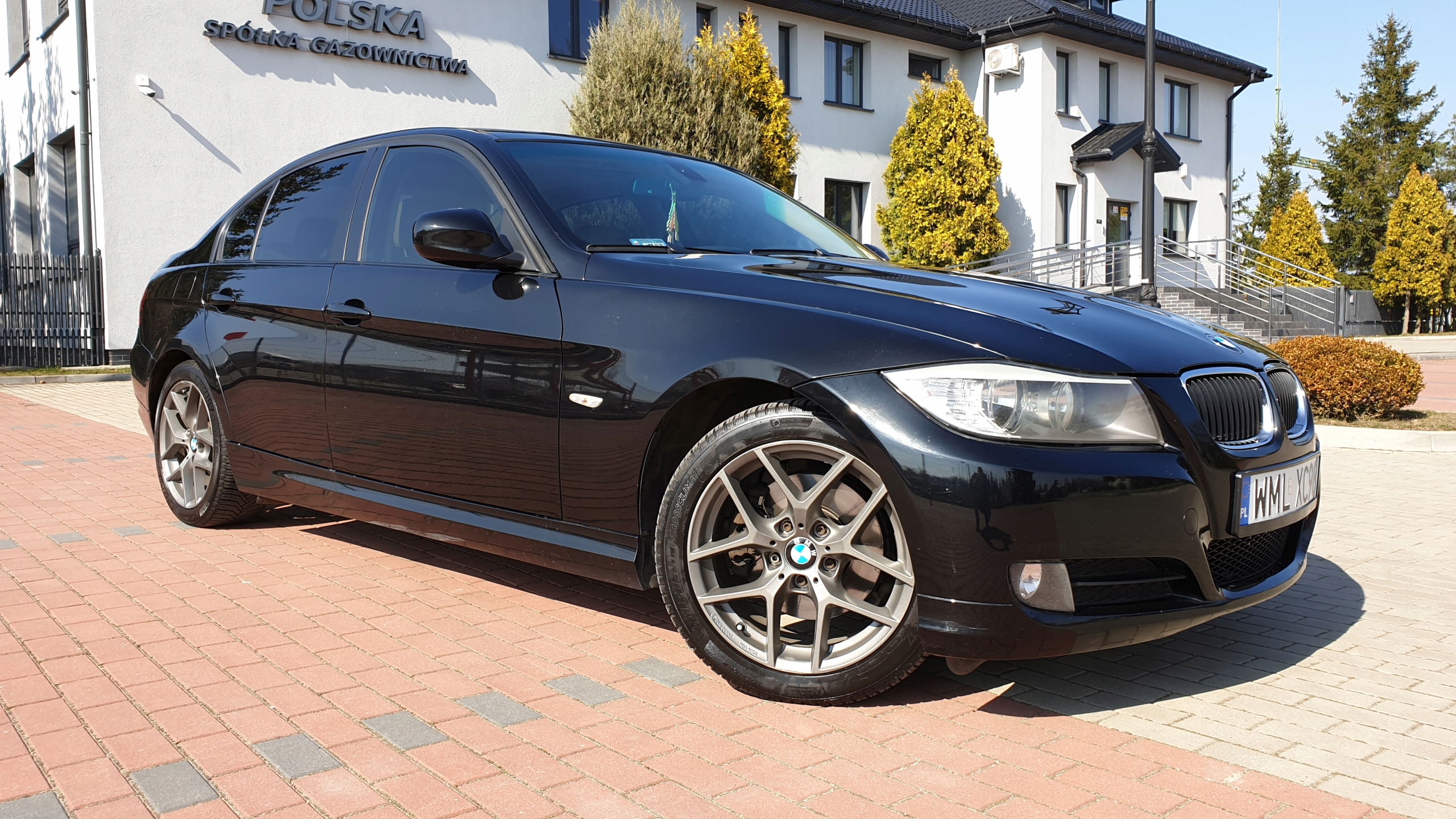 BMW E90 320D LCI BLACK SAPPHIRE 2009 SKÓRA 7952422439