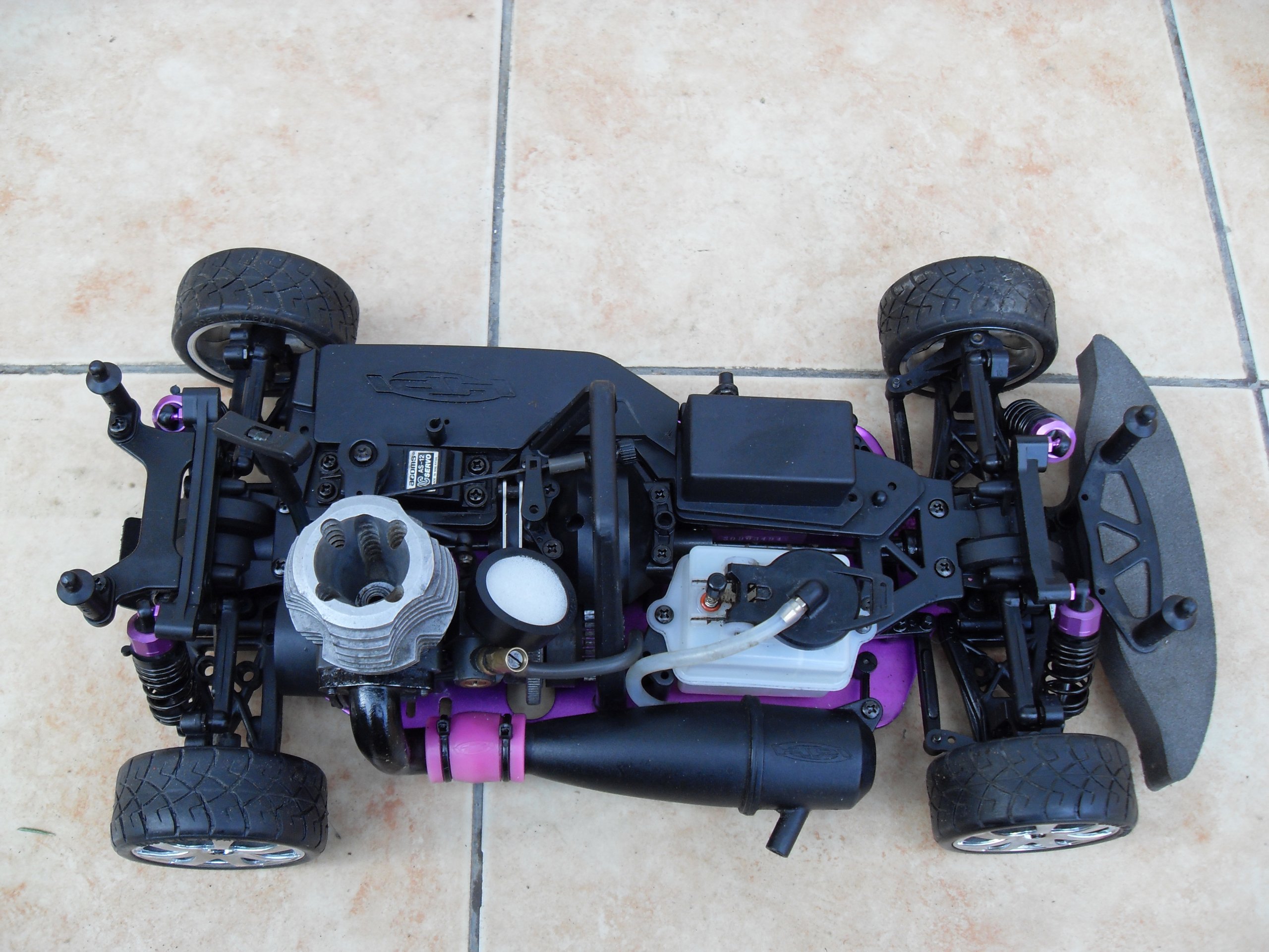 HPI RS4 ON ROAD 1:10 4WD NITRO MODEL RC SPALINOWY - 7970128022