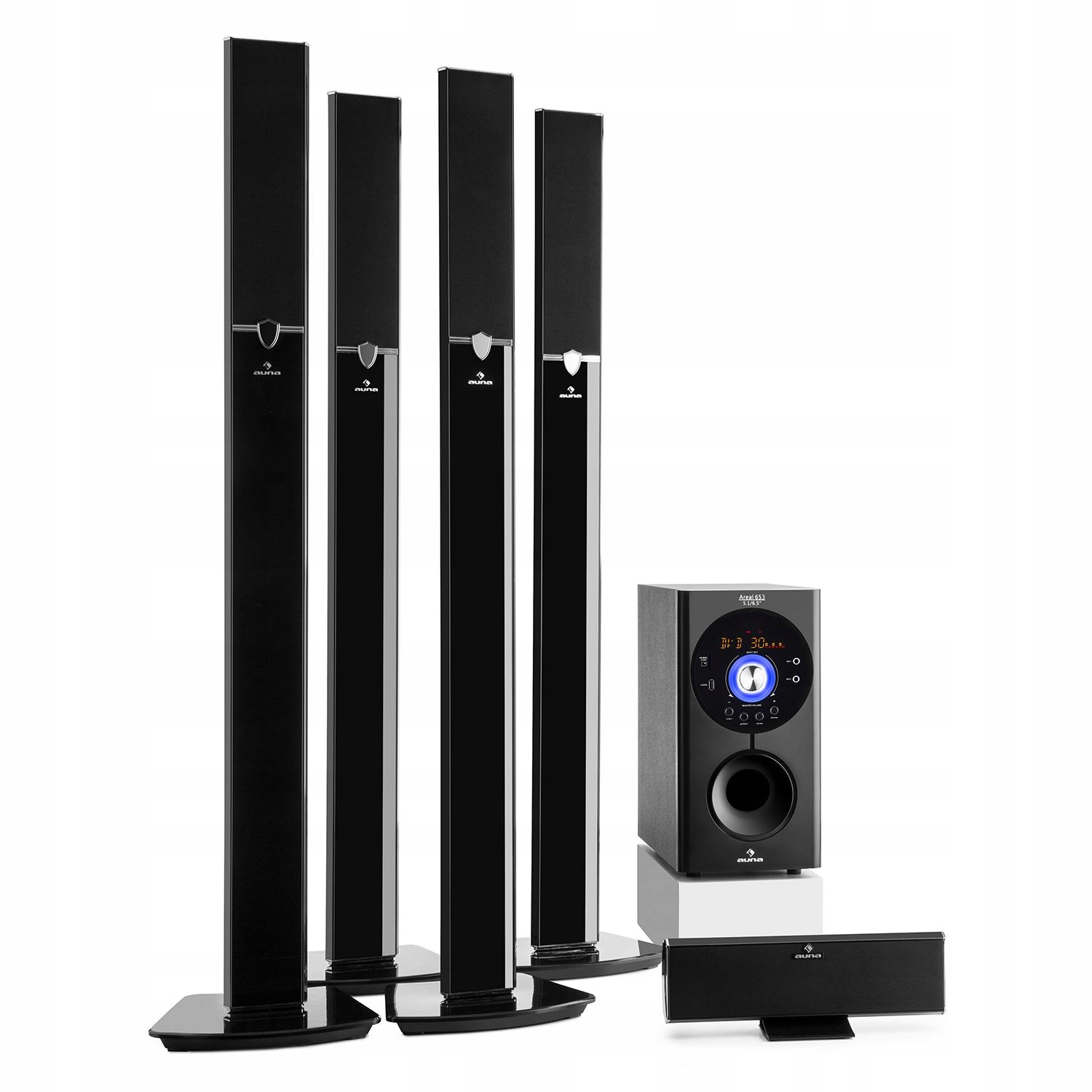 Kino domowe system audio surround Bluetooth USB SD - 7916091908 - oficjalne archiwum allegro