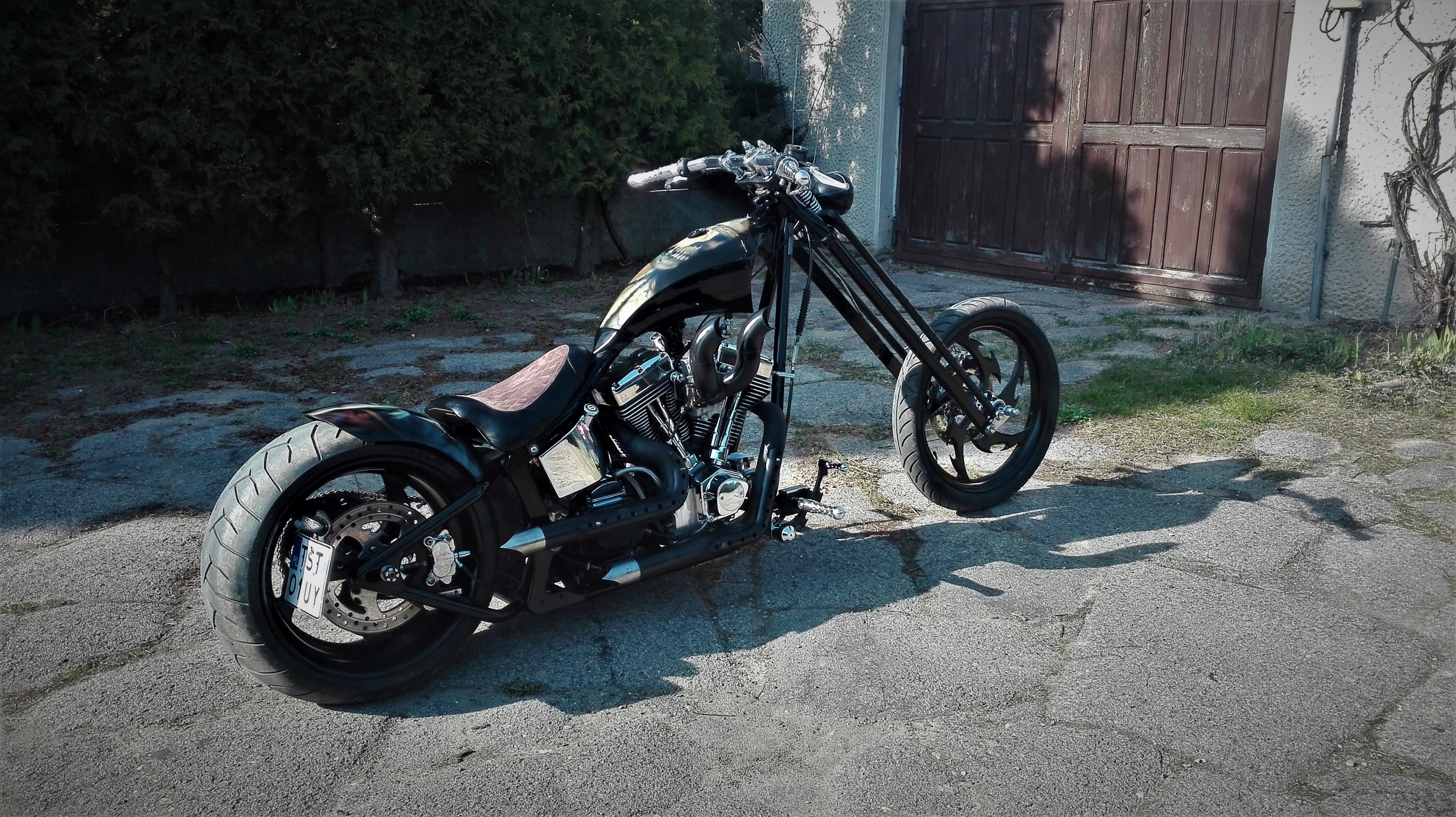CHOPPER BUILDER」 RUDEBLACK 34×34 Custom Chopper, nie Harley, Big