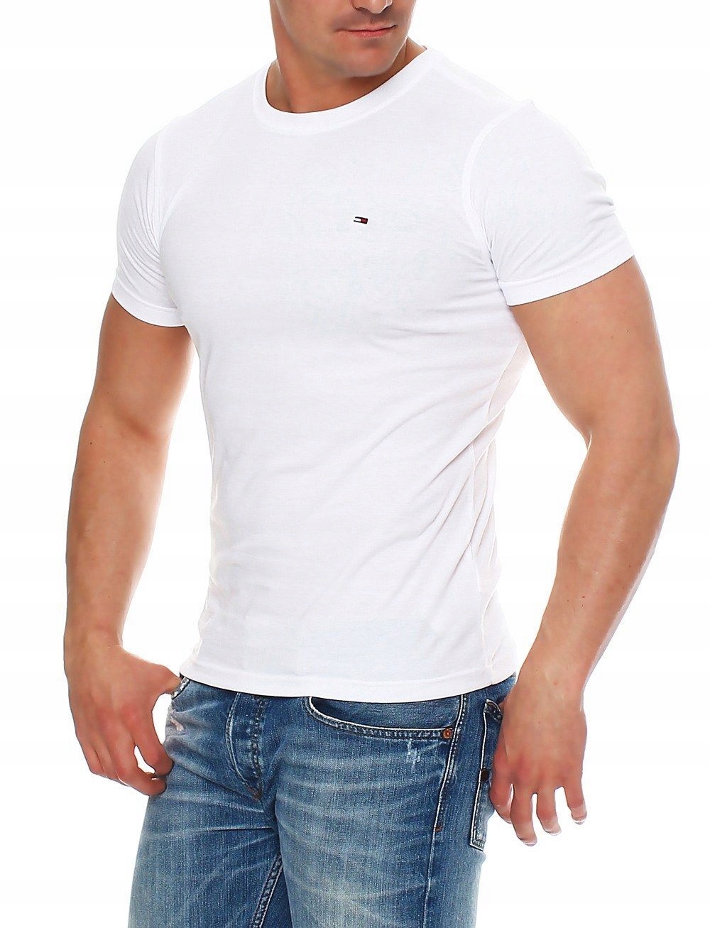 Koszulka Męska TShirt TOMMY HILFIGER Slim Fit XXL 7473502520