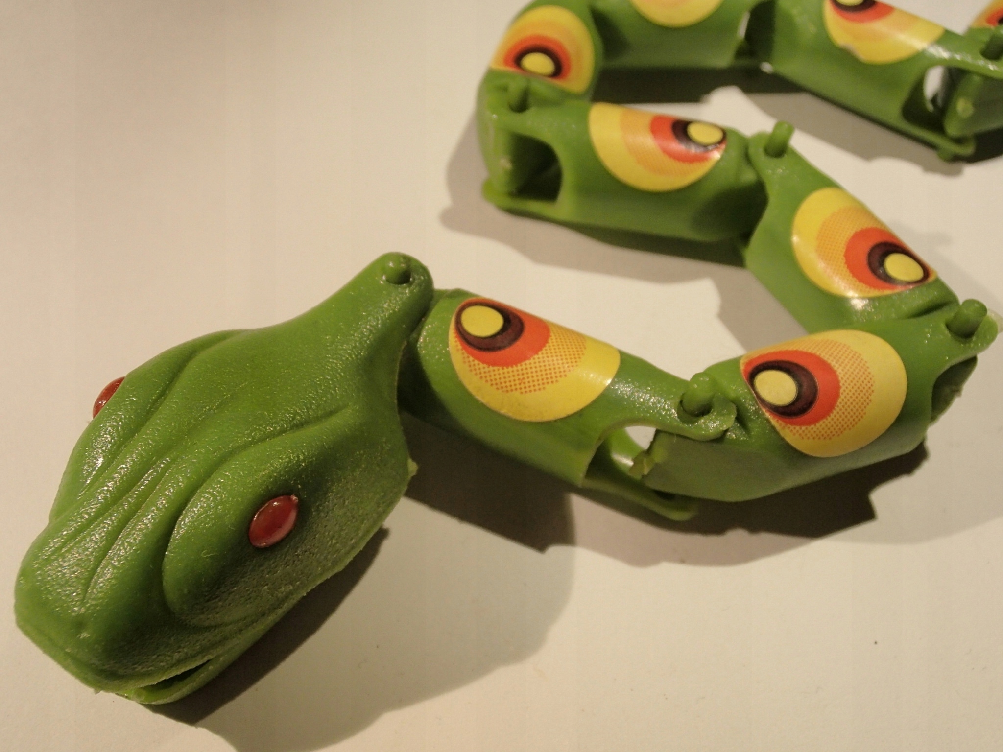 Zabawka Ruchomy Wąż Z Plastiku Prl Zabawka Ruchomy Wąż Z Plastiku Prl