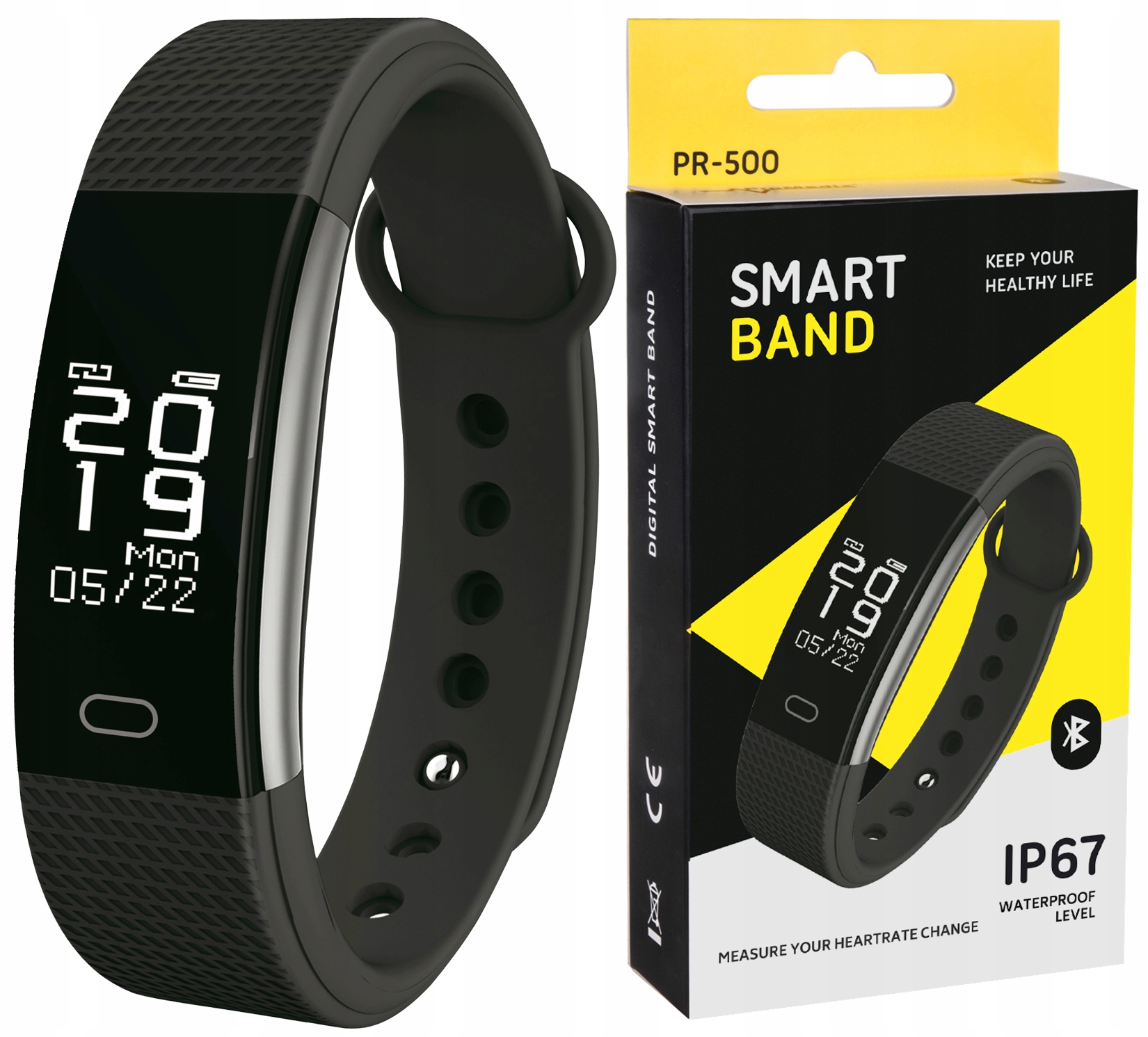 Opaska Fitness Krokomierz Smartband Bluetooth Puls 7539457137