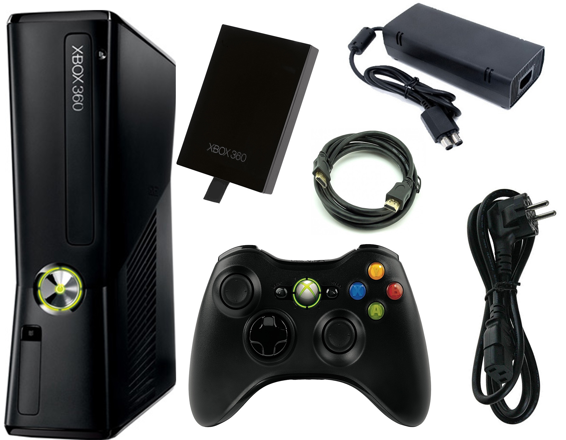 XBOX 360 SLIM + 1000GB (1TB) +RGH +RGX +LT + PAD 7061946975