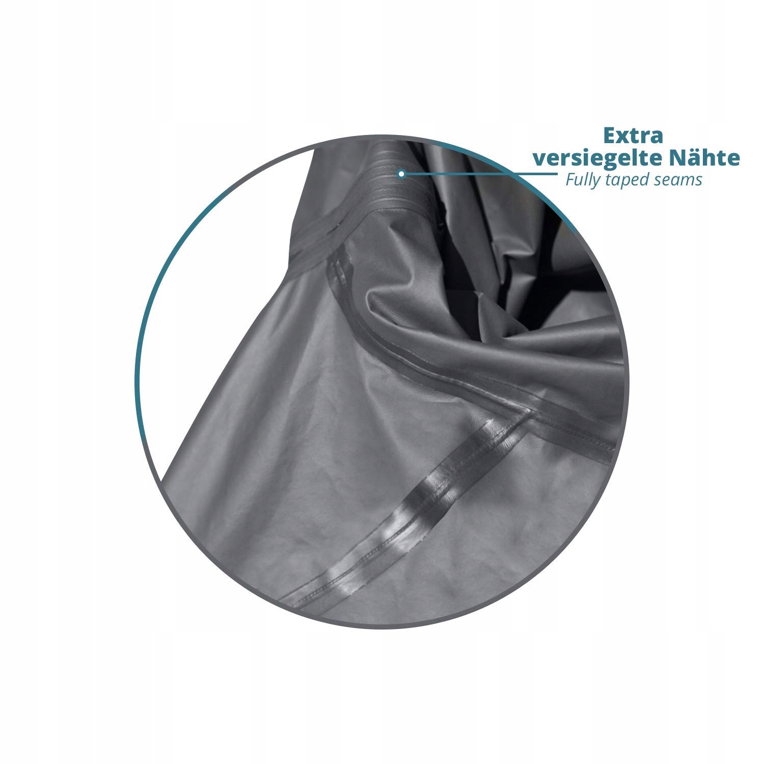 Pokrowiec na stół do tenisa ping-ponga szary N2499 - 7726368679