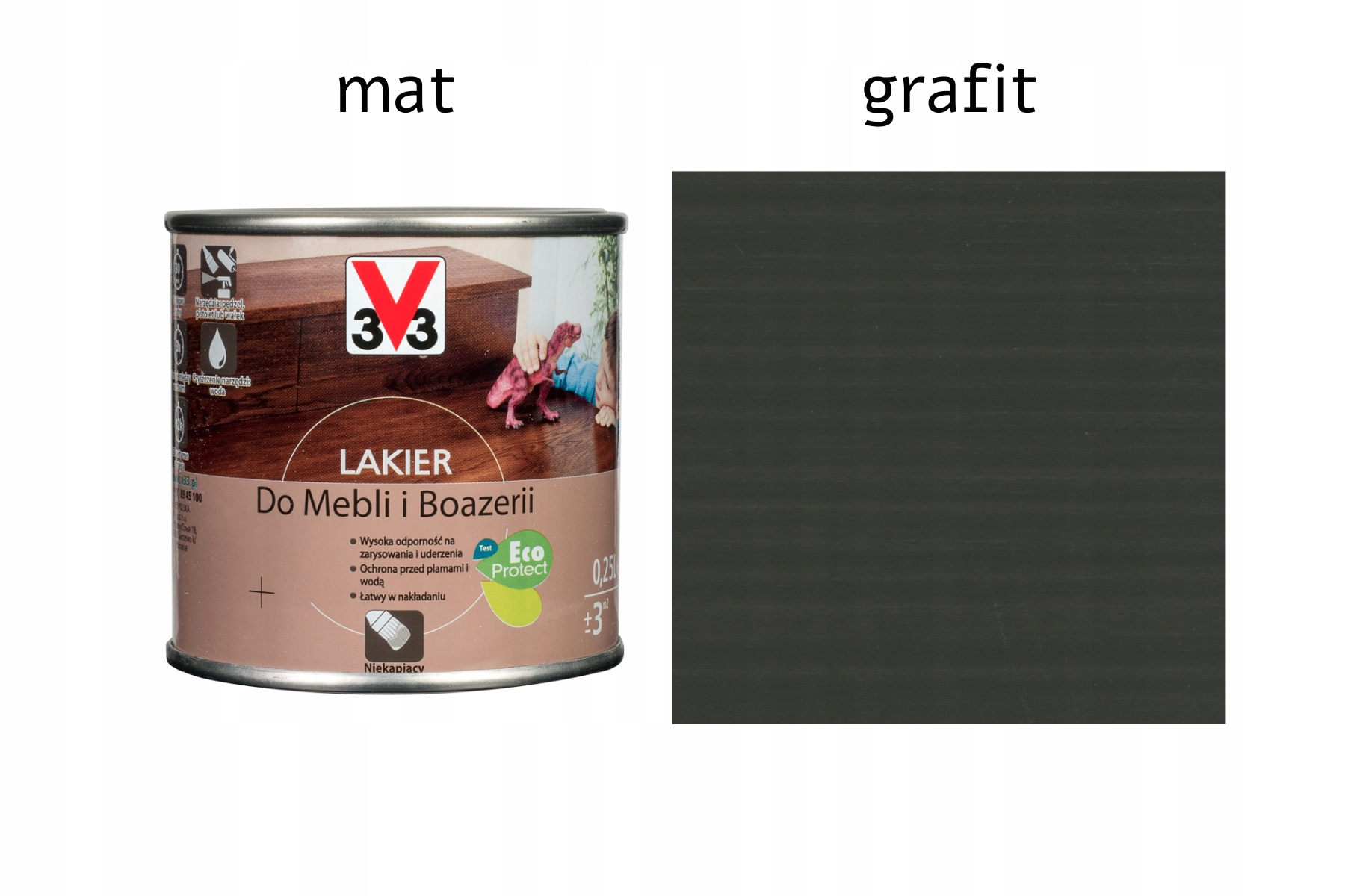 Лак мебельный v33 темный дуб