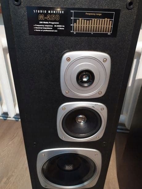 Bss m250 studio monitor cheap speakers