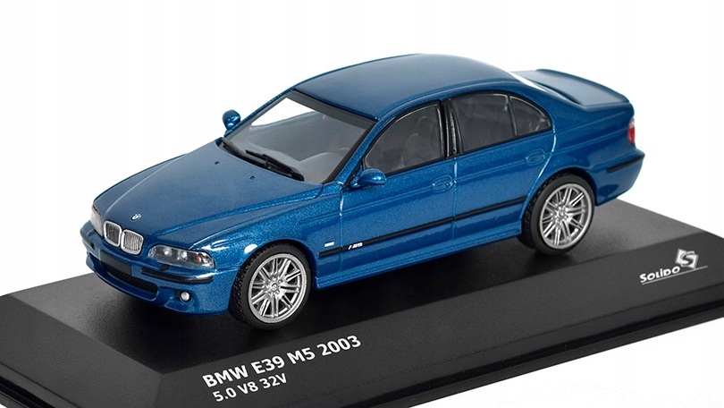 BMW M5 E39 - Titanium Silver - 2000 - Solido