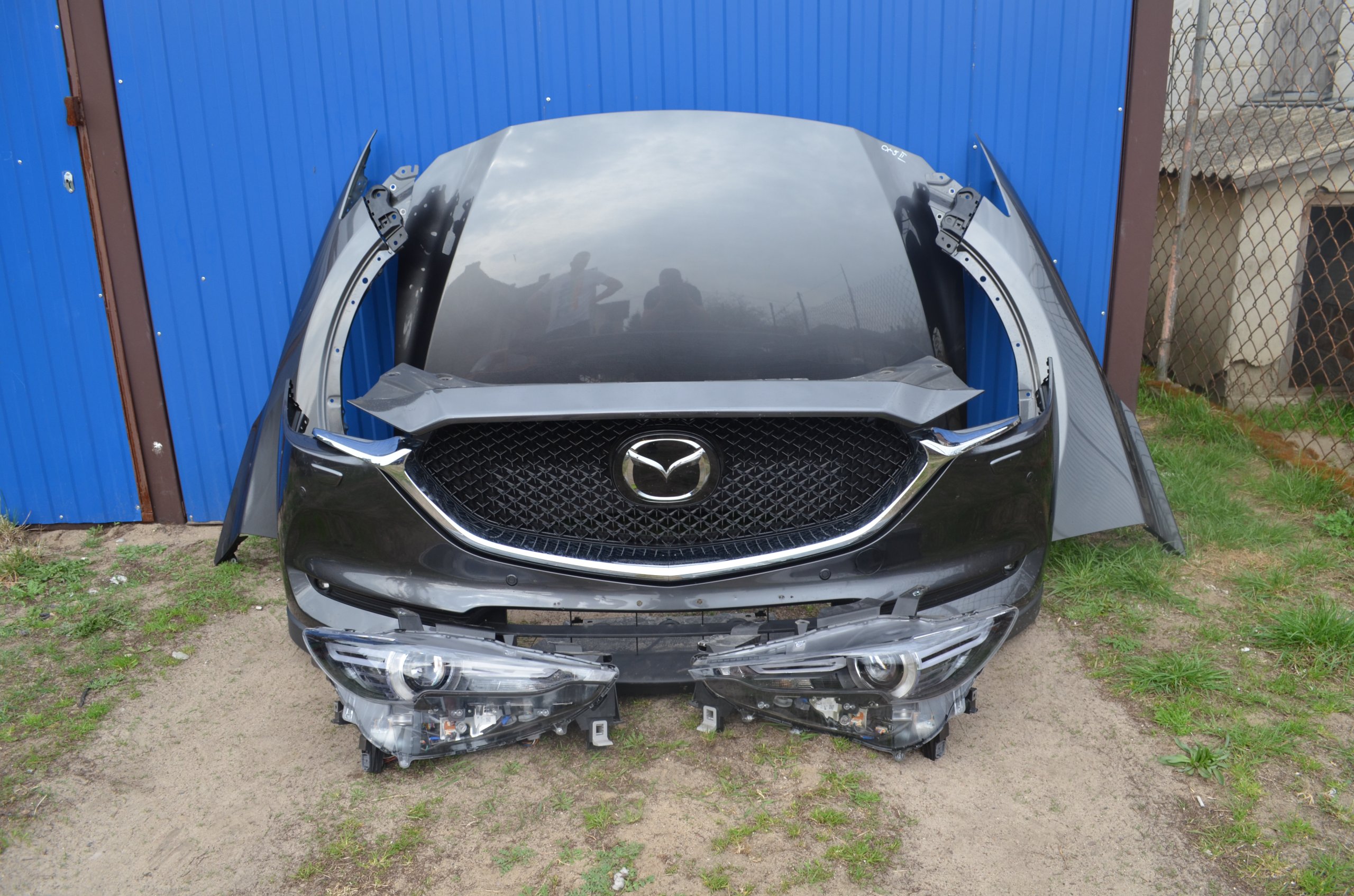 Mazda CX5 II Przód Maska Zderzak Lampy 46G 2017
