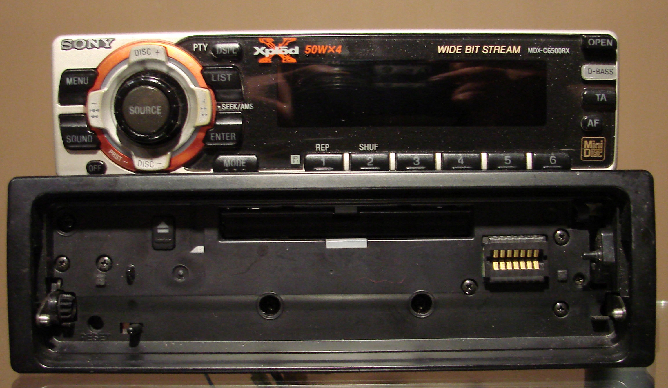 Radio MD SONY XPLOD MDXC6500RX MiniDisc 7737374701 oficjalne