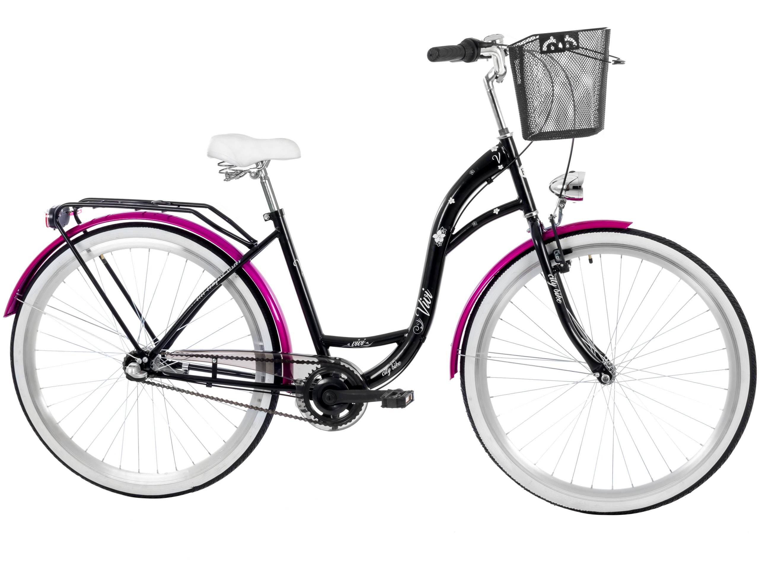 ROWER MIEJSKI 26 CALI DAMSKI POLSKI DAMKA + KOSZYK 7408241050