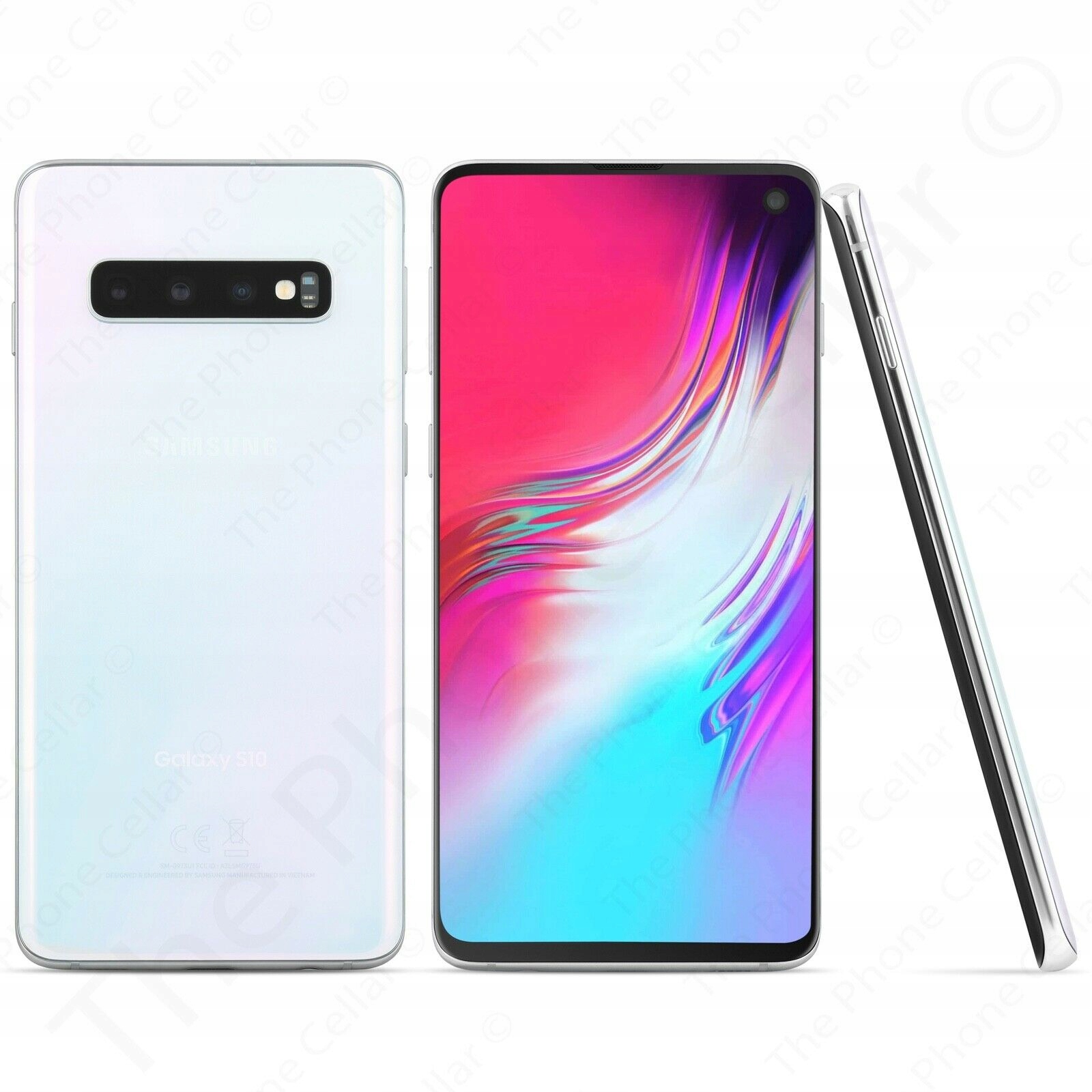 Galaxy S10 Prism Blue SIMフリー 本体のみ ギャラクシー ☆左下