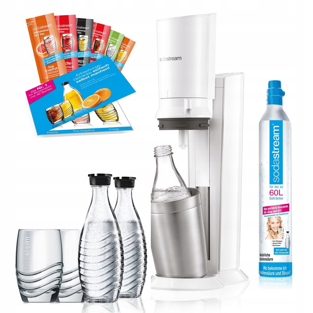 SODASTREAM syfon saturator CRYSTAL PREMIUM+ CO2 XL 7881586998