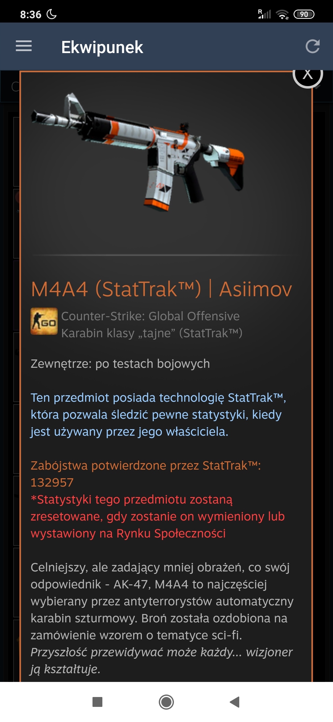 M4a4 asiimov bs фото 86