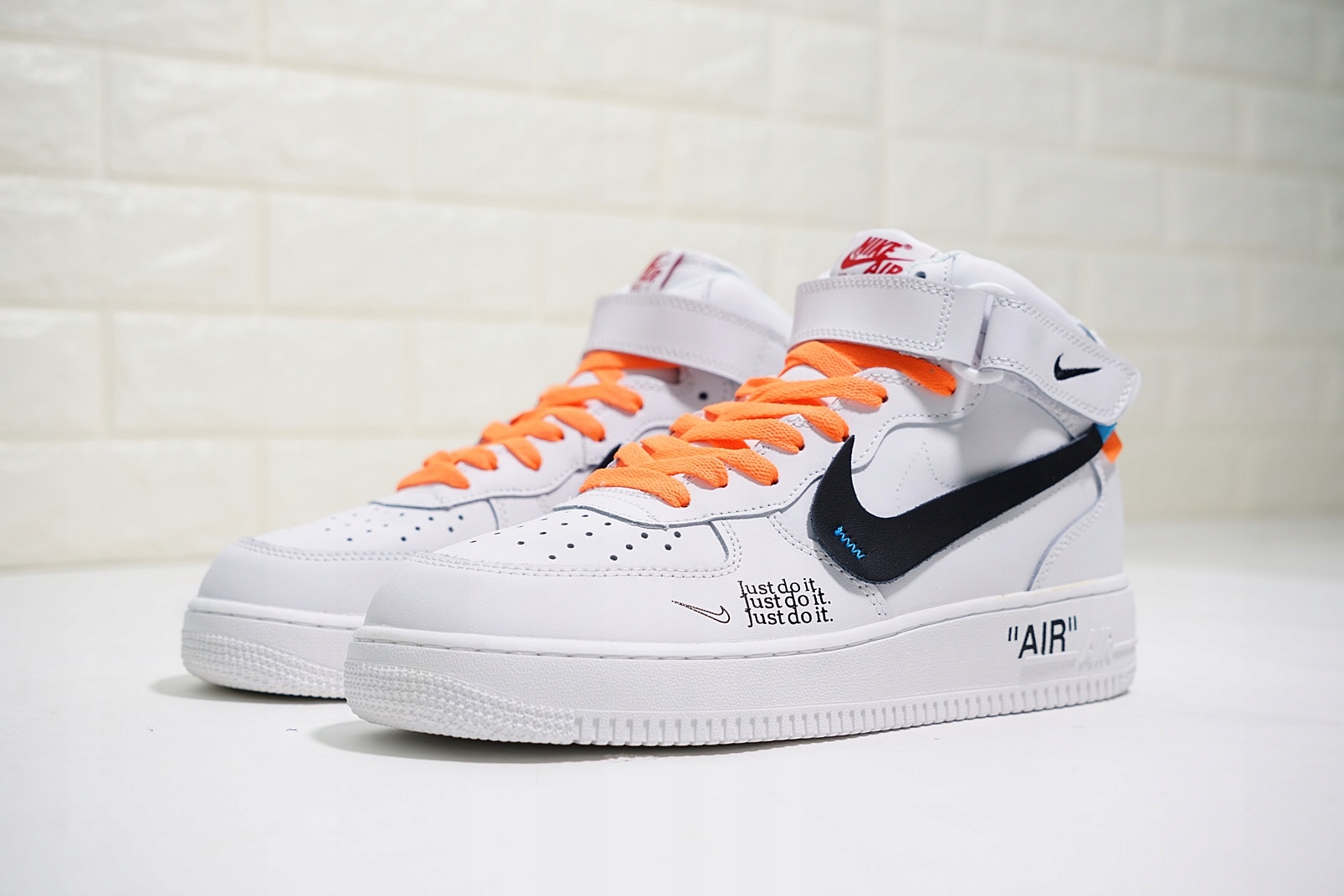 OFF WHITE x NIKE AIR FORCE 1 MID 07 CUSTOM r. 41 - 7731604581