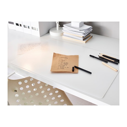 IKEA podkładka na biurko przeźroczysta PROJS kurie 6770754585