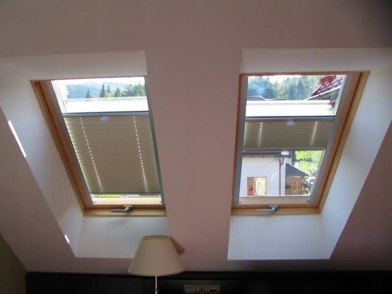 Plisy rolety do okien dachowych Velux z prowadnicą 8026691181