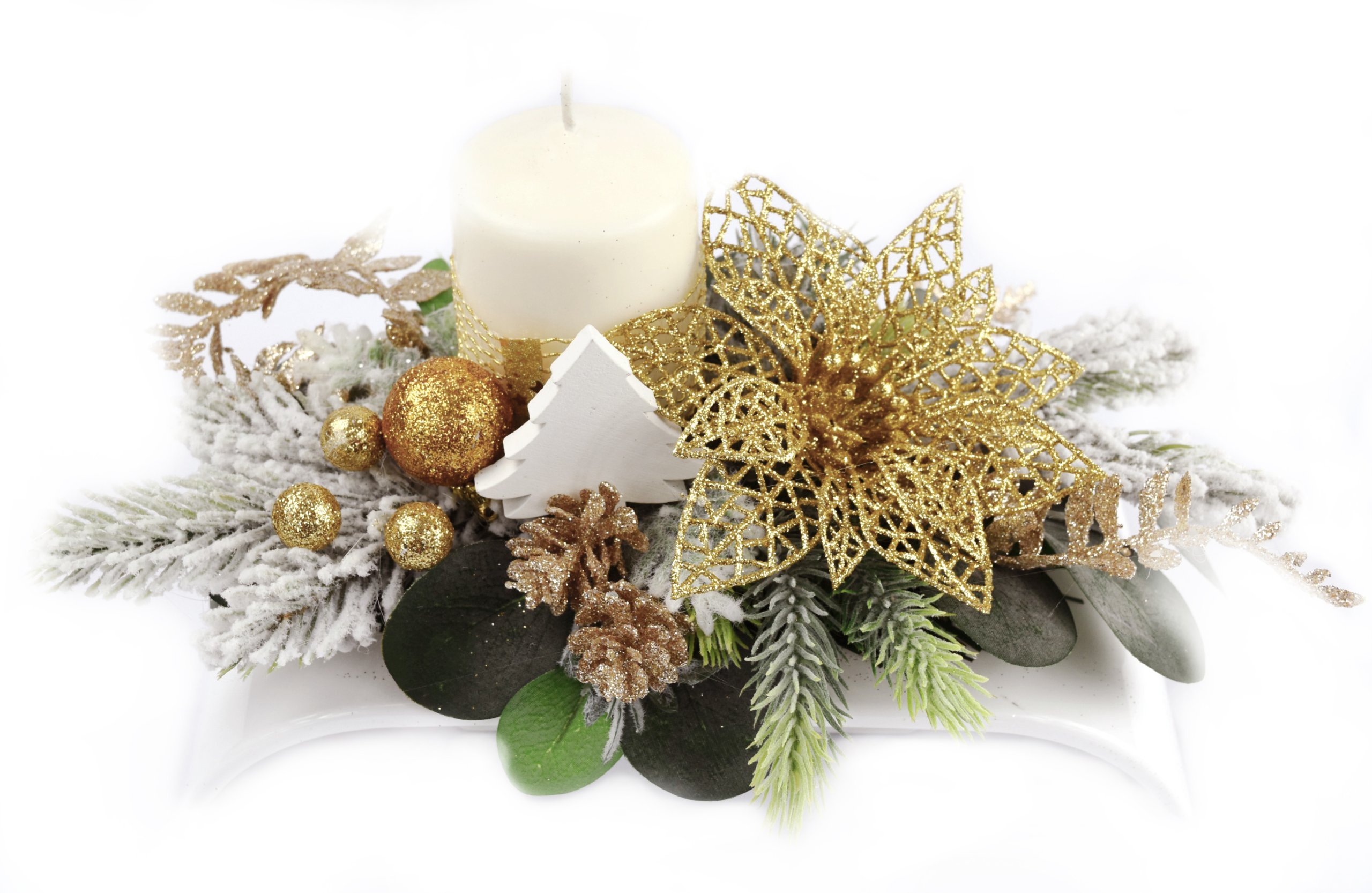 Stroik świąteczny Boże Narodzenie ozdoba dekoracja - 7074994936