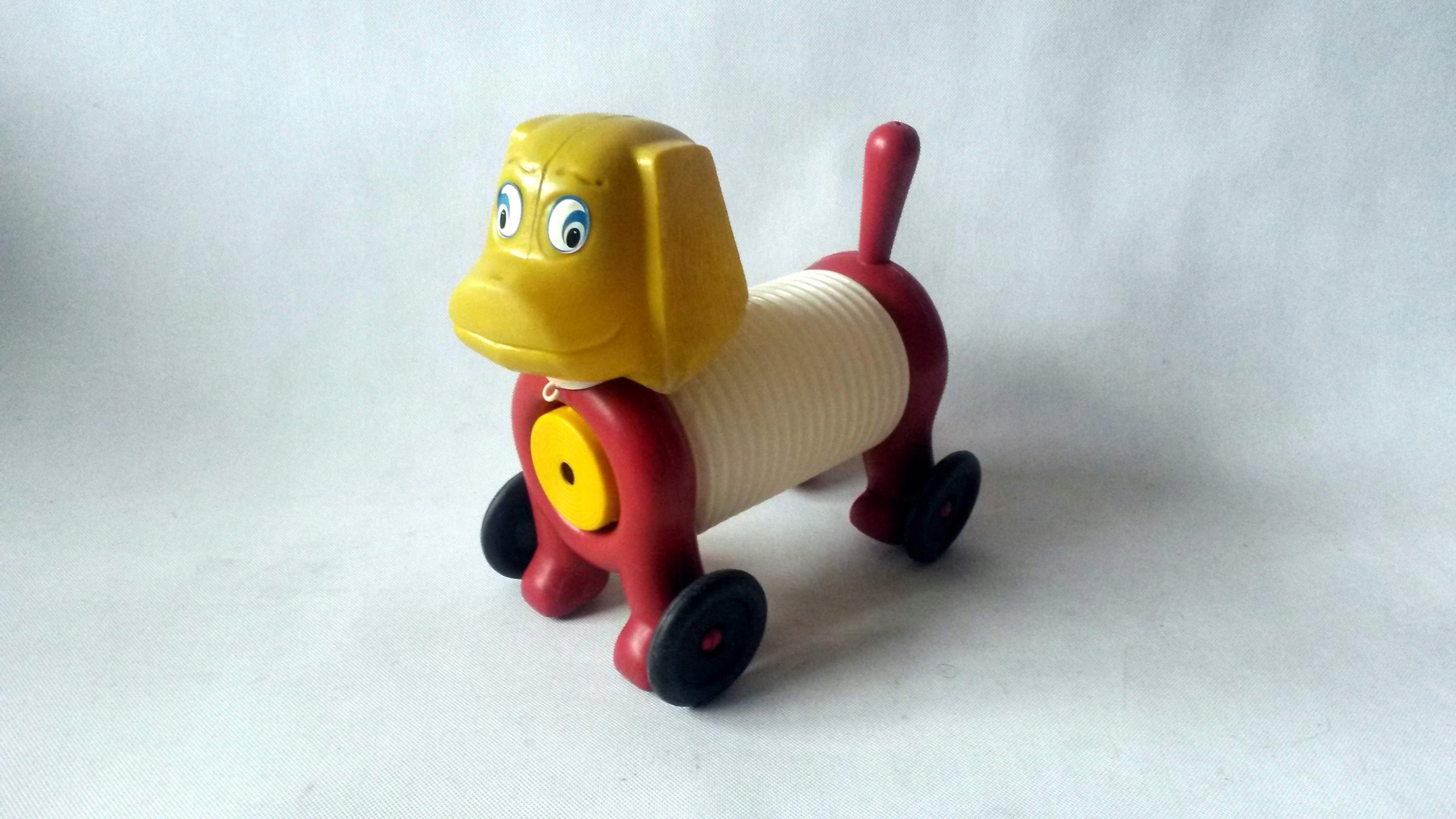 Duża Zabawka Piesek Harmonijka Prl Lata 60 Duża Zabawka Piesek Harmonijka Prl Lata 60