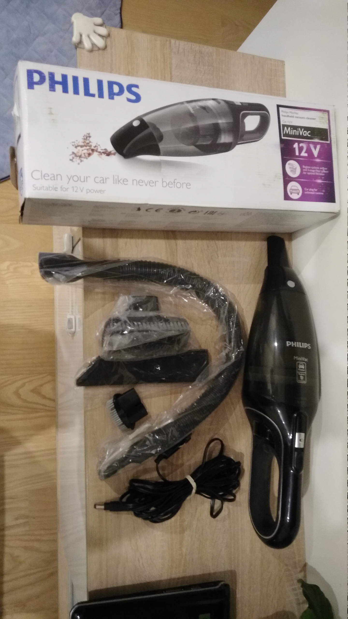 Odkurzacz Philips MiniVac fc6141 120W 12V 7848612840 oficjalne