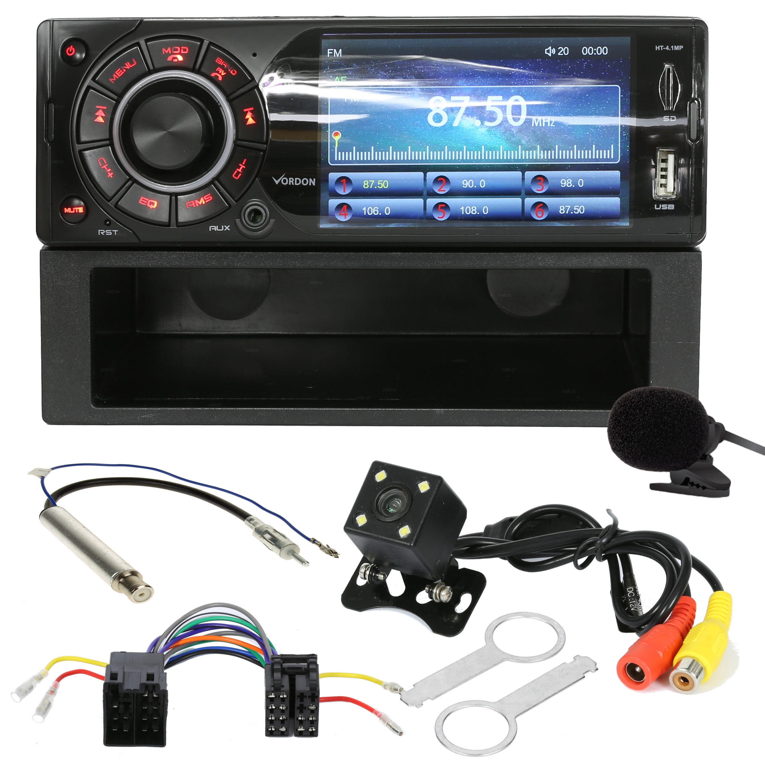 RADIO VORDON BLUETOOTH BT KAMERA VW POLO III IV 4