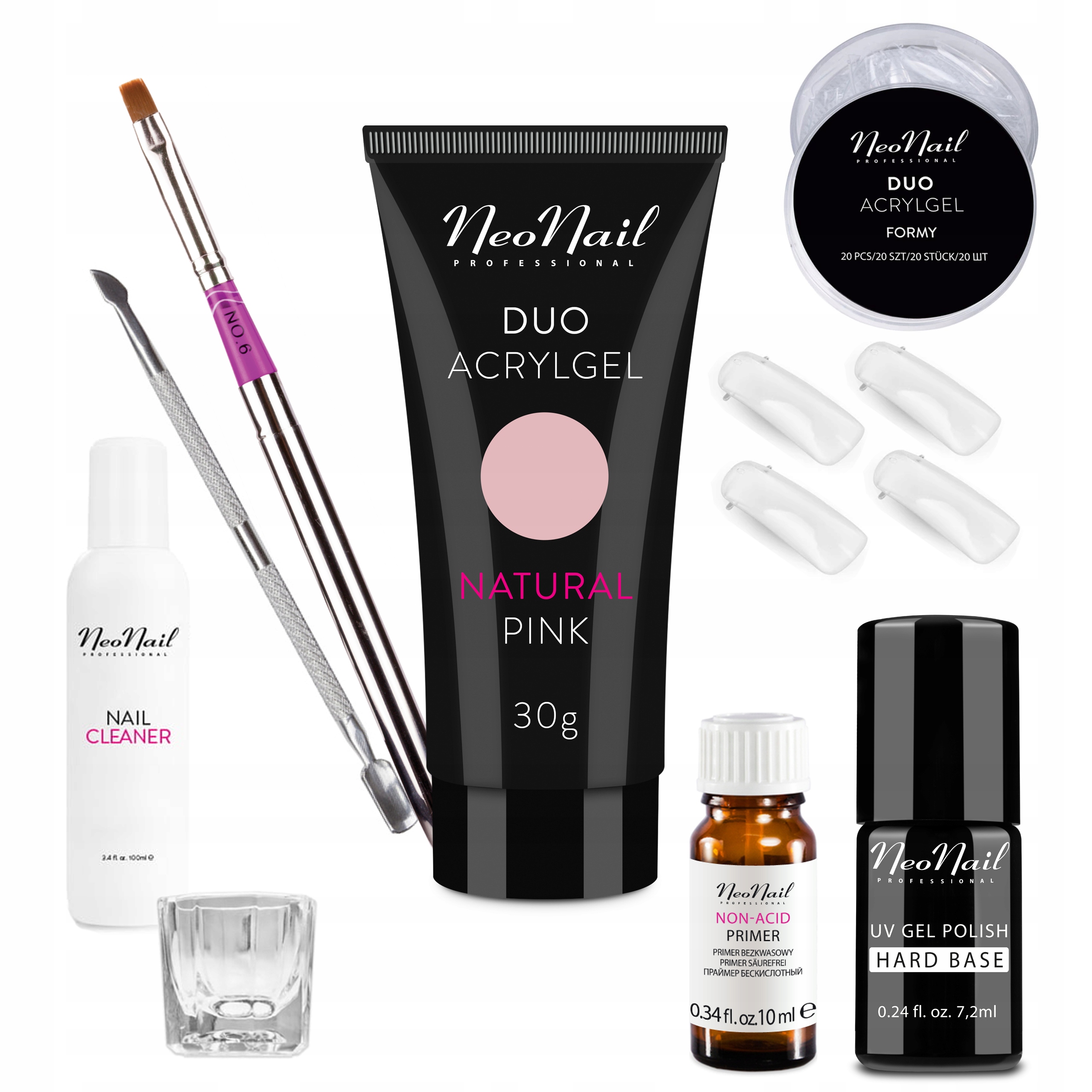 NeoNail Zestaw do przedłużania paznokci Acryl Gel - 7521229913 ...