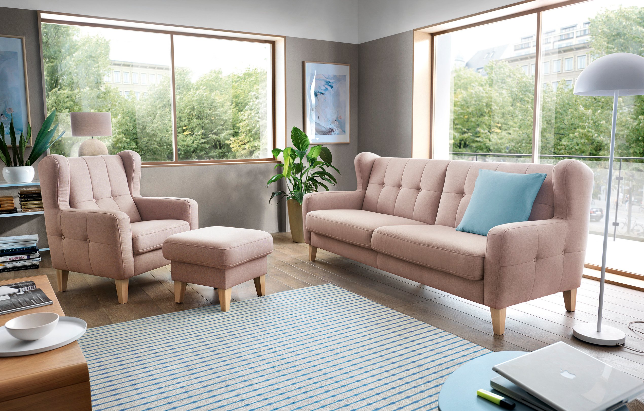 Sofa Kanapa Nowoczesna Grafitowa ARNO Sweet Sit 6797553046