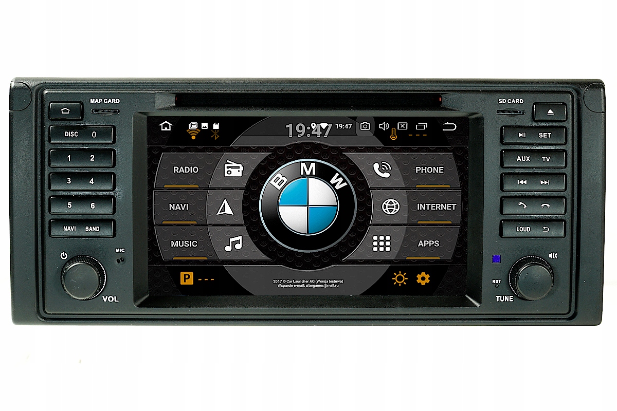 RADIO NAWIGACJA GPS BMW E39 E53 X5 Android 8.0 4GB