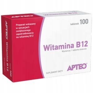Witamina B12 Apteo 100 Tabletek 7452834498 Oficjalne