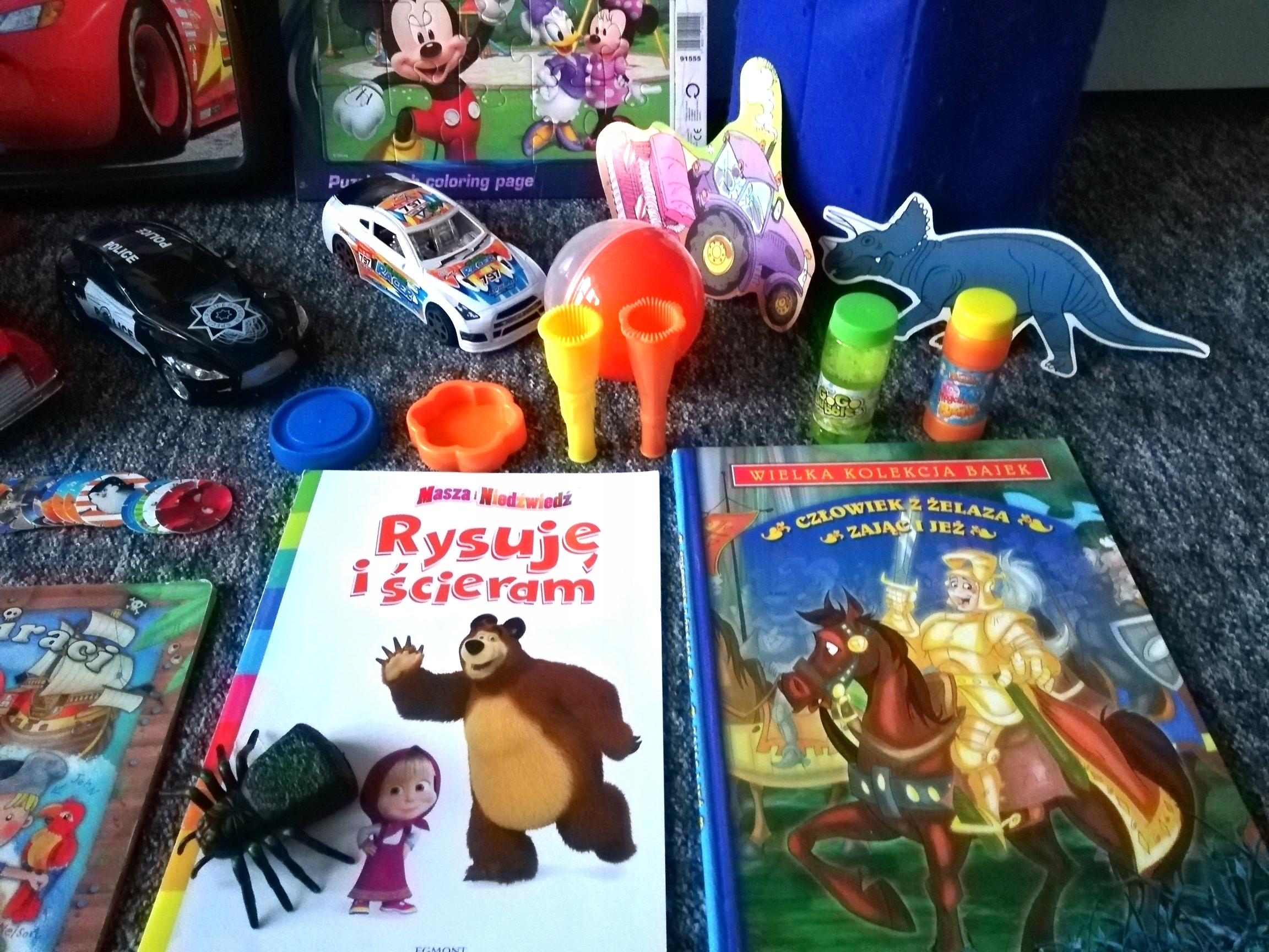 Duży Zestaw Zabawek Mc Queen Miki Masza Auta