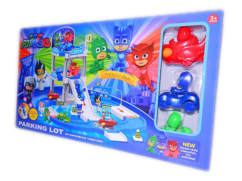 Pidżamersi Mega Garaż Zjeżdżalnia Parking Figurki 7077627421
